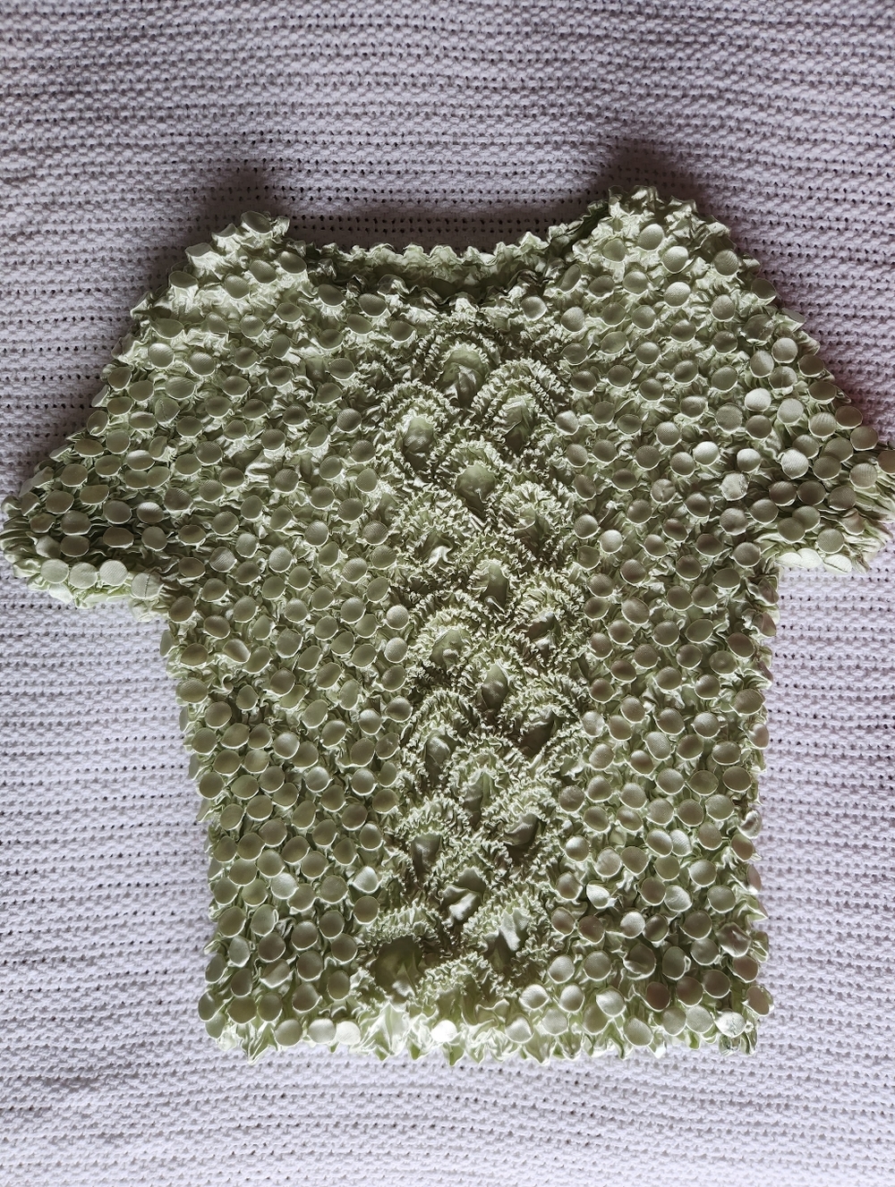 Vintage Y2K Popcorn Bubble Top - Size S/M